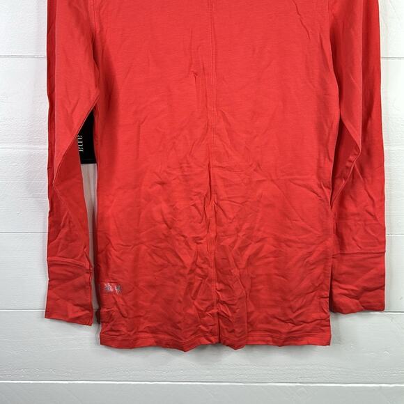 ANA Coral Scoop Neck Long Sleeve Tee‎ Shirt T Top Size Small - Picture 4 of 10